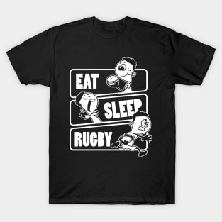 Eat Sleep Rugby - Football player Gift graphic T-Shirt